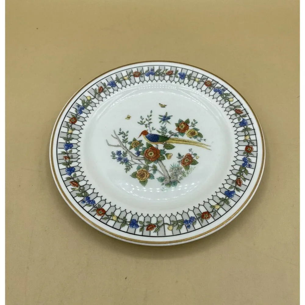 Syracuse China Somerset Bird Design Pattern O.P. Co. 6” Bread Plate